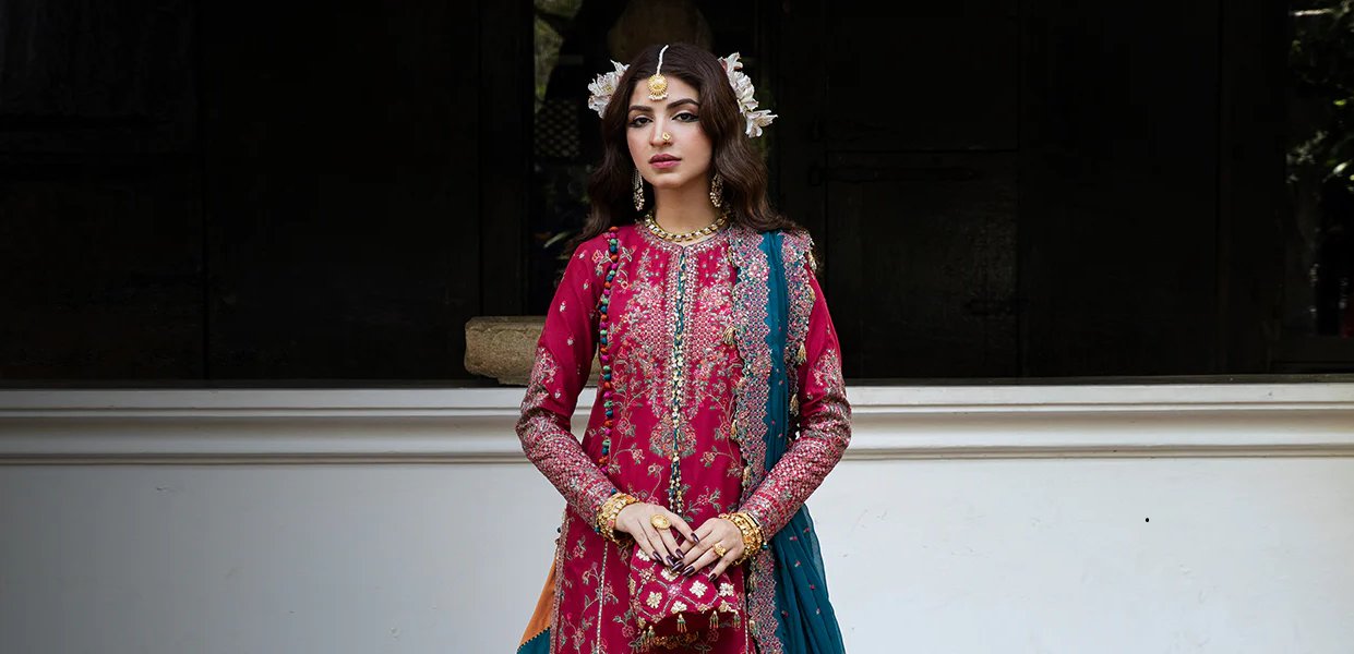 Hussain Rehar | Roshan Luxury Lawn 2023 – Ayat B Wardrobe