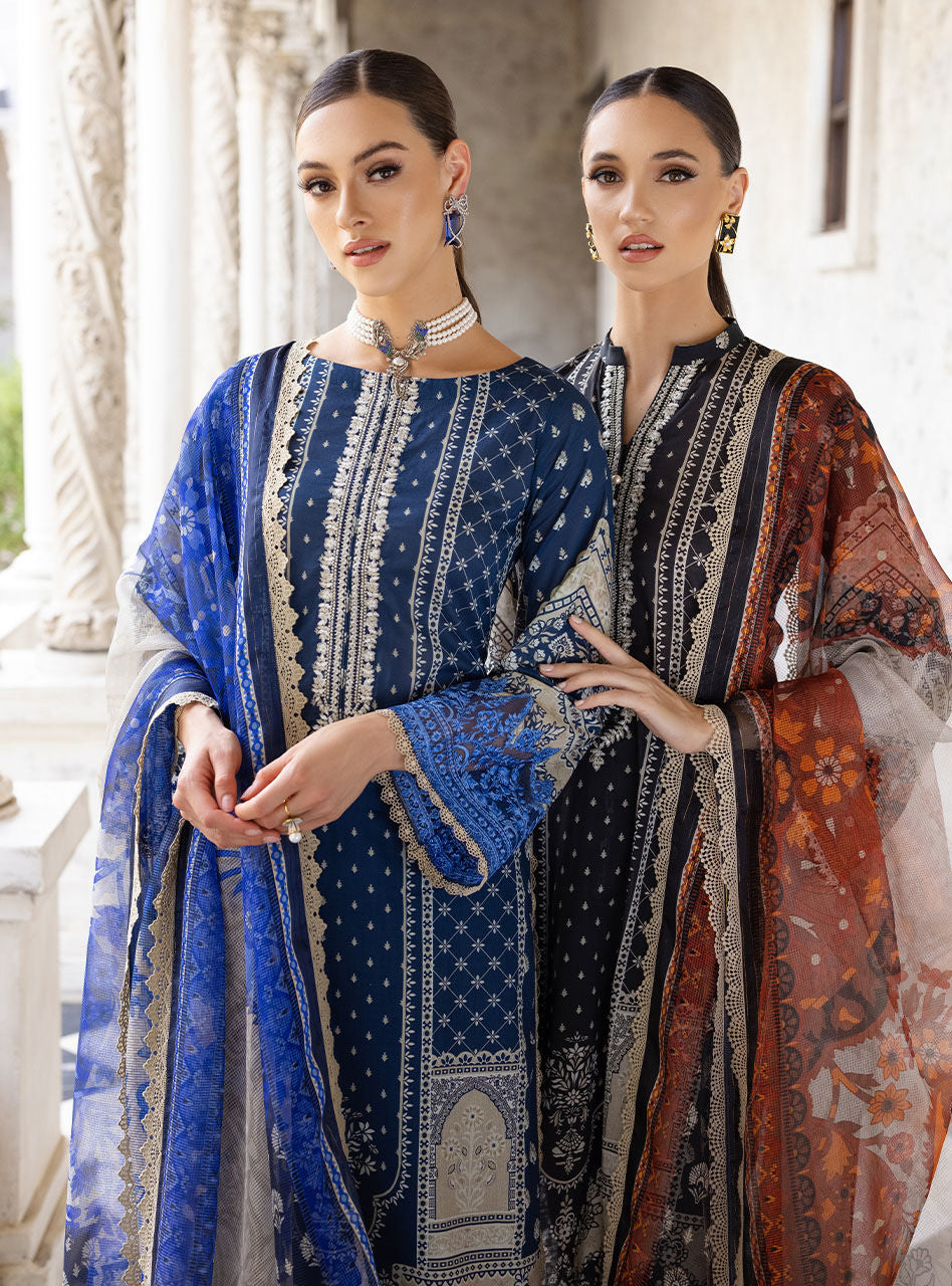 D-09A | Zainab Chottani | Tahra Luxury Lawn 2023