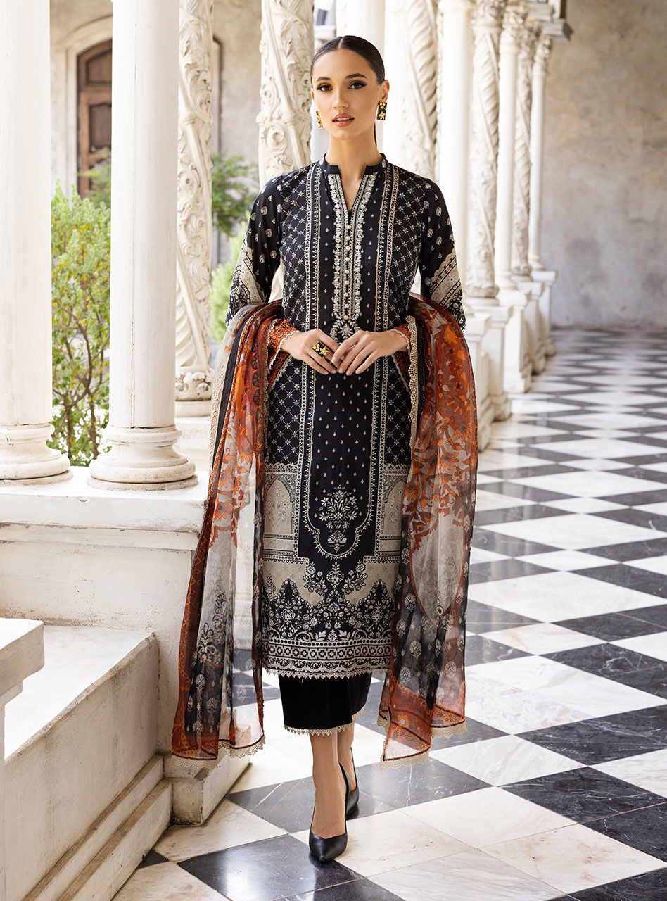 D-09A | Zainab Chottani | Tahra Luxury Lawn 2023