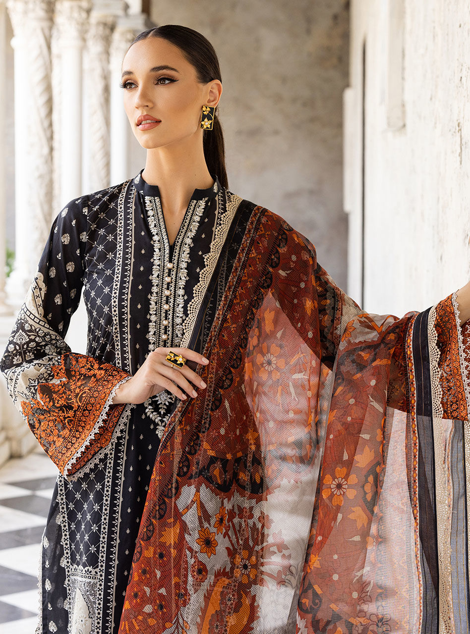 D-09A | Zainab Chottani | Tahra Luxury Lawn 2023