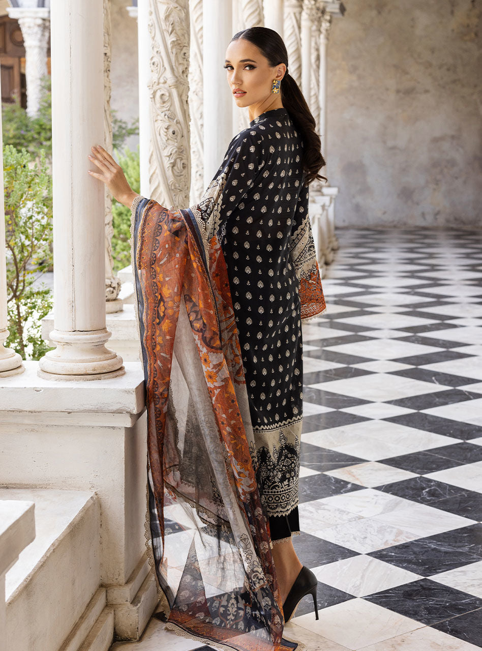 D-09A | Zainab Chottani | Tahra Luxury Lawn 2023