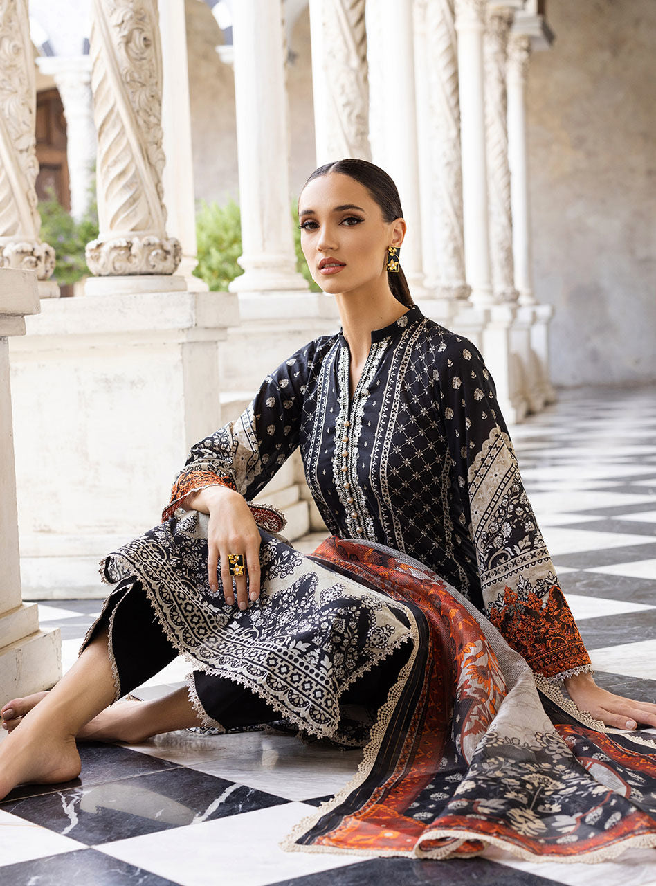 D-09A | Zainab Chottani | Tahra Luxury Lawn 2023