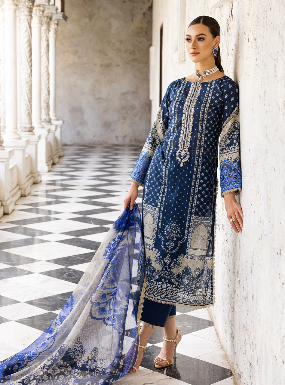 D-09B | Zainab Chottani | Tahra Luxury Lawn 2023