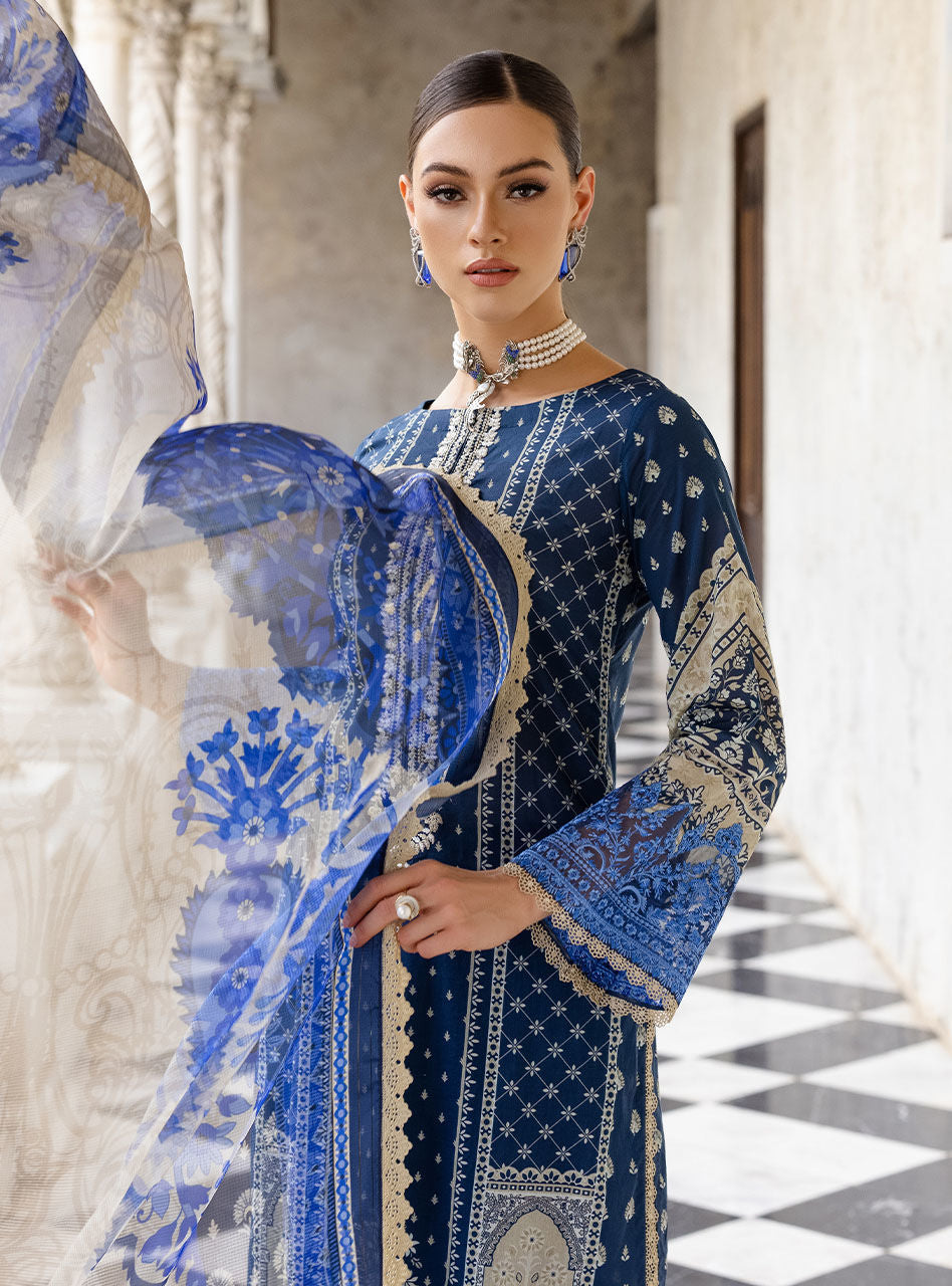 D-09B | Zainab Chottani | Tahra Luxury Lawn 2023
