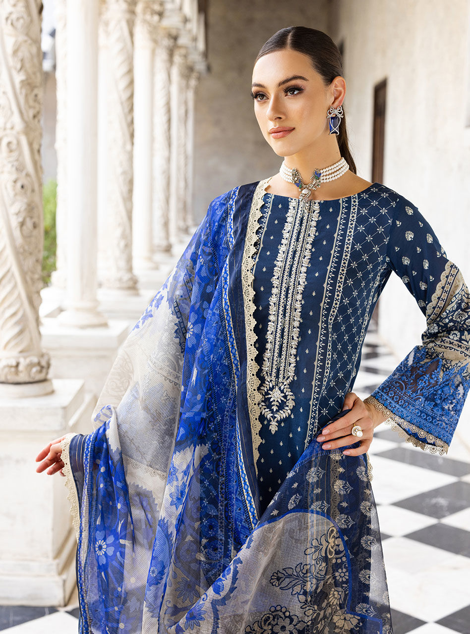 D-09B | Zainab Chottani | Tahra Luxury Lawn 2023