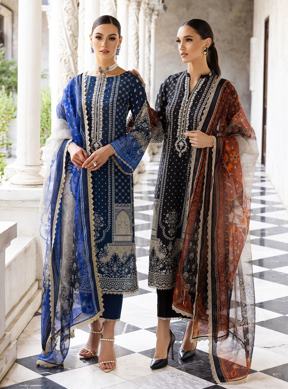 D-09B | Zainab Chottani | Tahra Luxury Lawn 2023