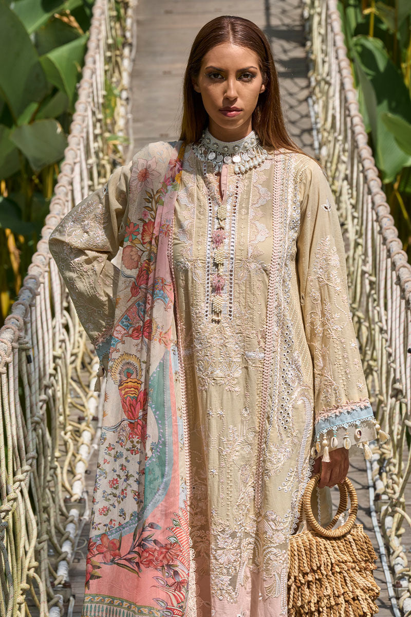 AJ-LL24- 03 - Adenium | Ansab Jahangir | Zoha Lawn Collection 2024