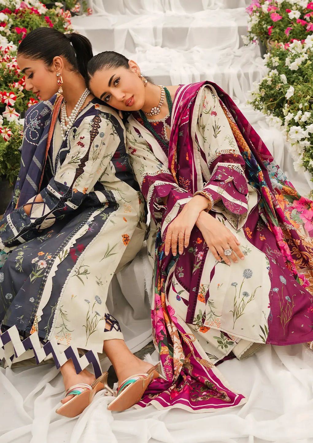 EEP-08B - Breeze Together | Elaf Premium | Printed Collection 2024