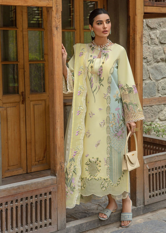 Sun Kissed - Lemon | Crimson By Saira Shakira | Luxury Lawn 2024