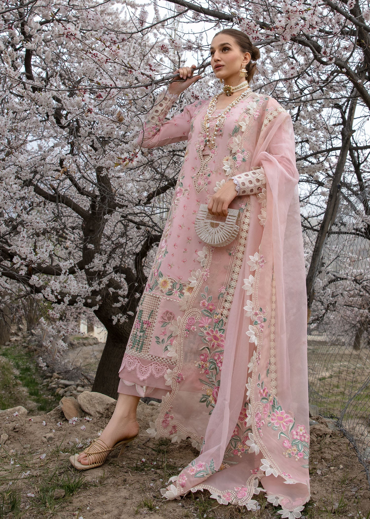 Believe In Her - Blush Pink | Crimson By Saira Shakira | Luxury Lawn 2024