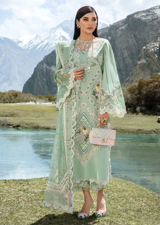 A French Brunch - Sage | Crimson By Saira Shakira | Luxury Lawn 2024