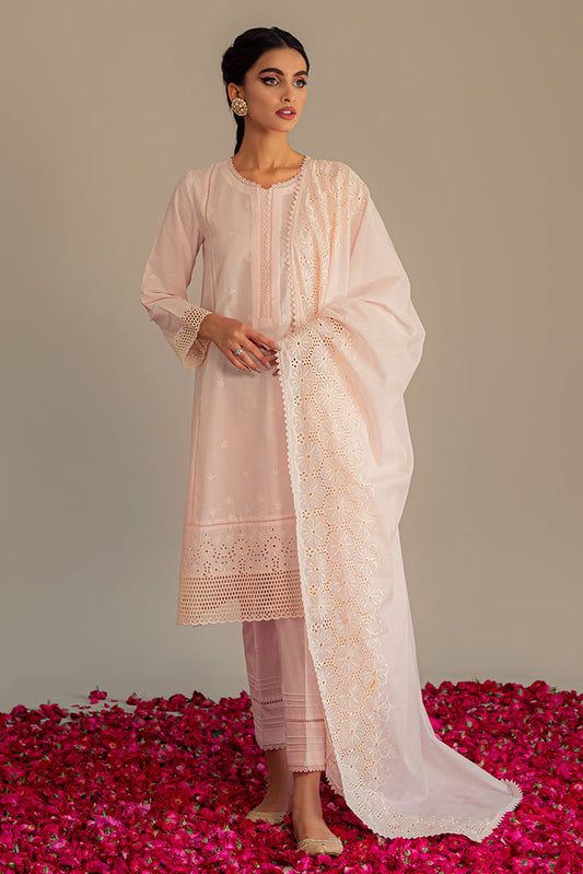 Ethereal Pink | Cross Stitch | Chikankari Lawn 2023