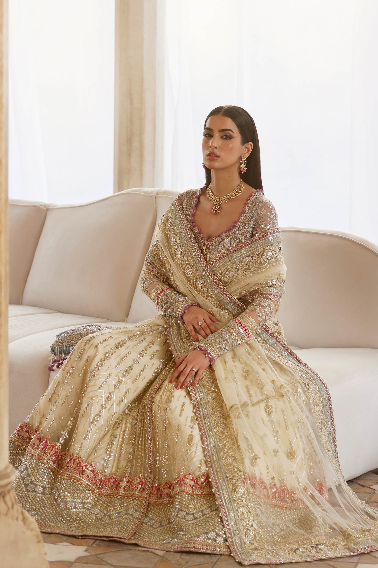 ZAR-E MAHR (ZC25-06) | Zaha | Gossamer Wedding Unstitched Collection 2026