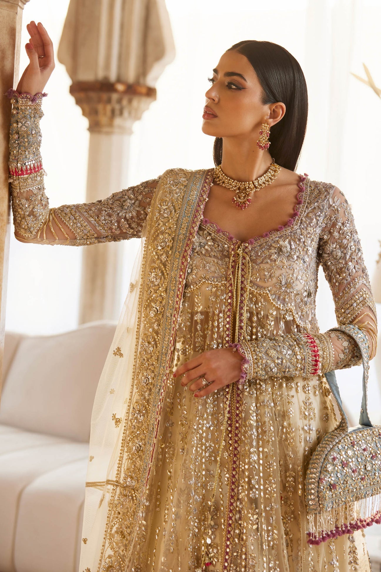 ZAR-E MAHR (ZC25-06) | Zaha | Gossamer Wedding Unstitched Collection 2026