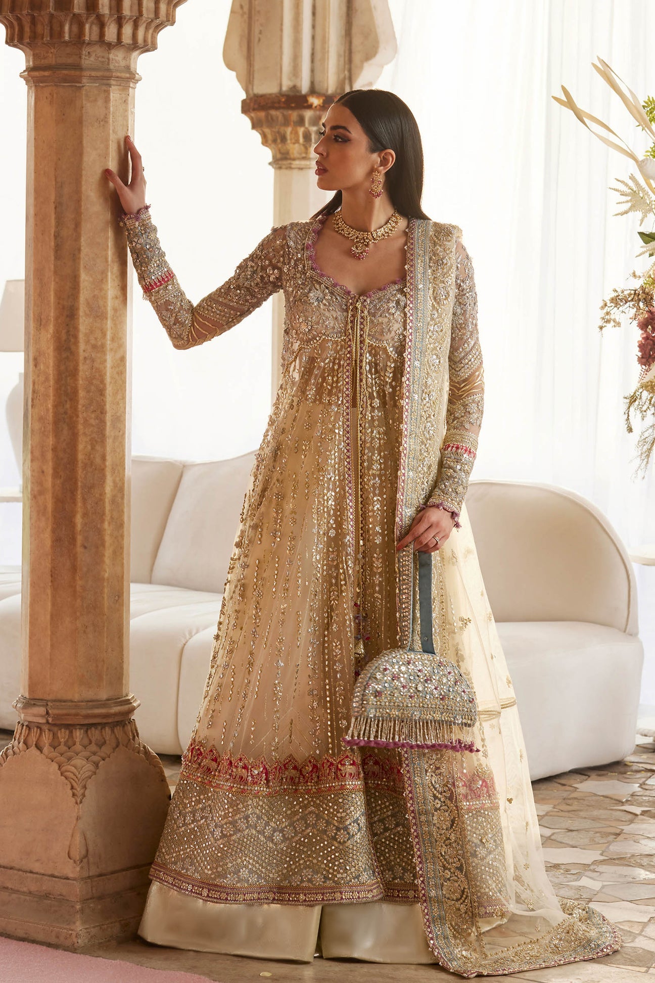 ZAR-E MAHR (ZC25-06) | Zaha | Gossamer Wedding Unstitched Collection 2026