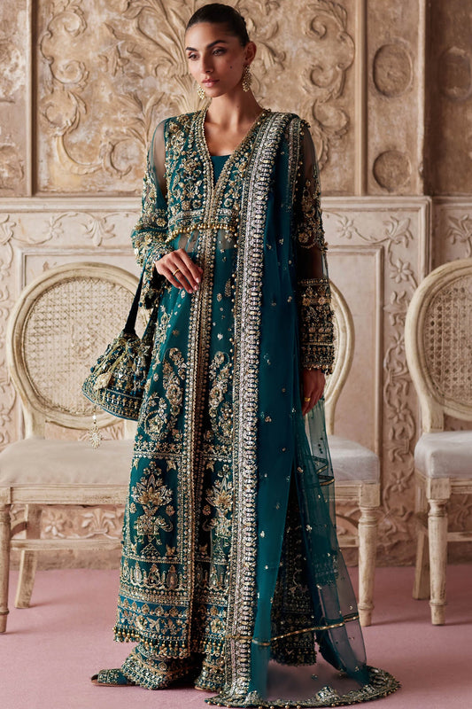 AYLIN-E-JADE (ZC25-05) | Zaha | Gossamer Wedding Unstitched Collection 2026