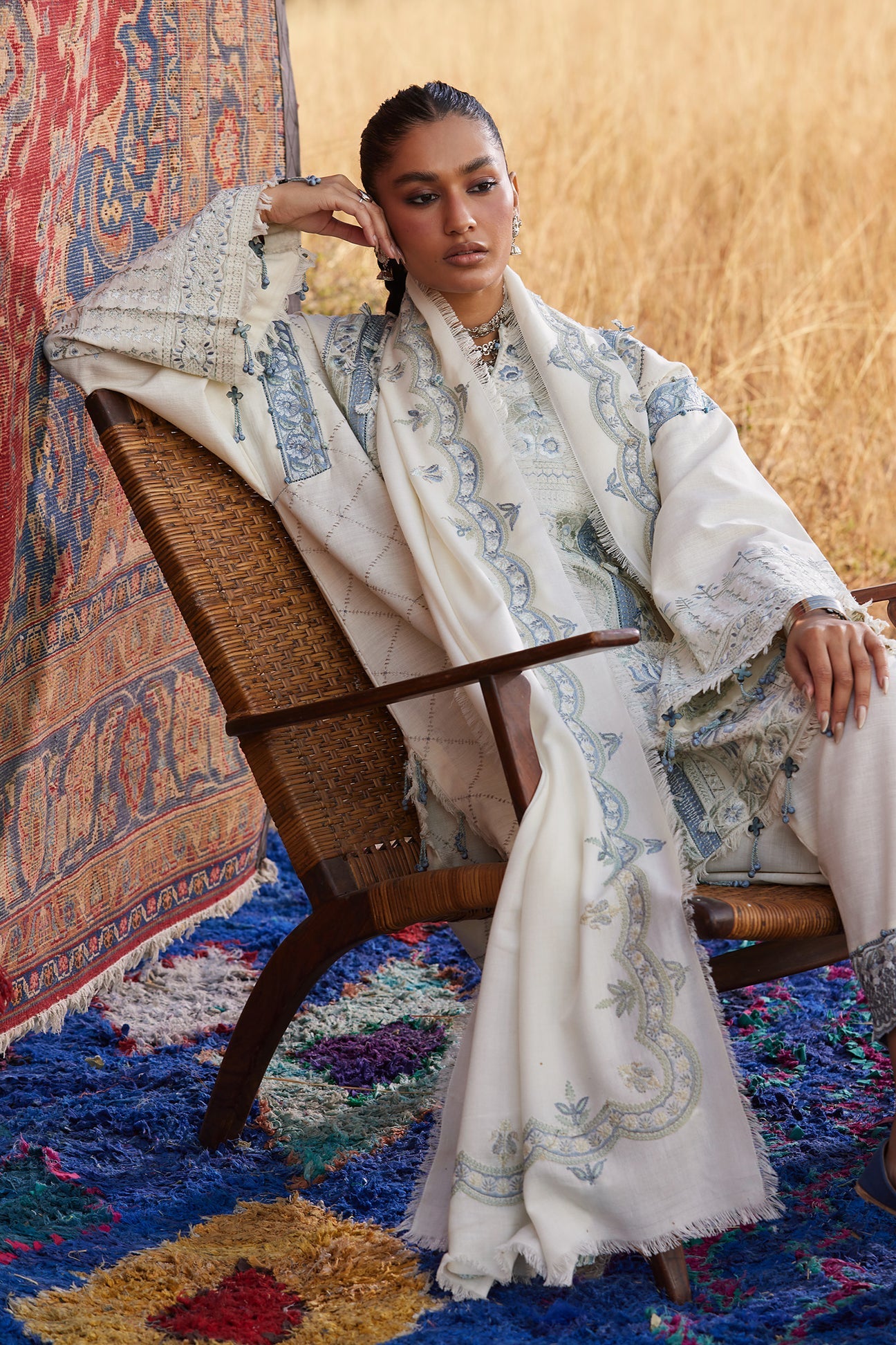 LEILA (ZW25-02) | Zaha | Winter Unstitched Collection 2025 