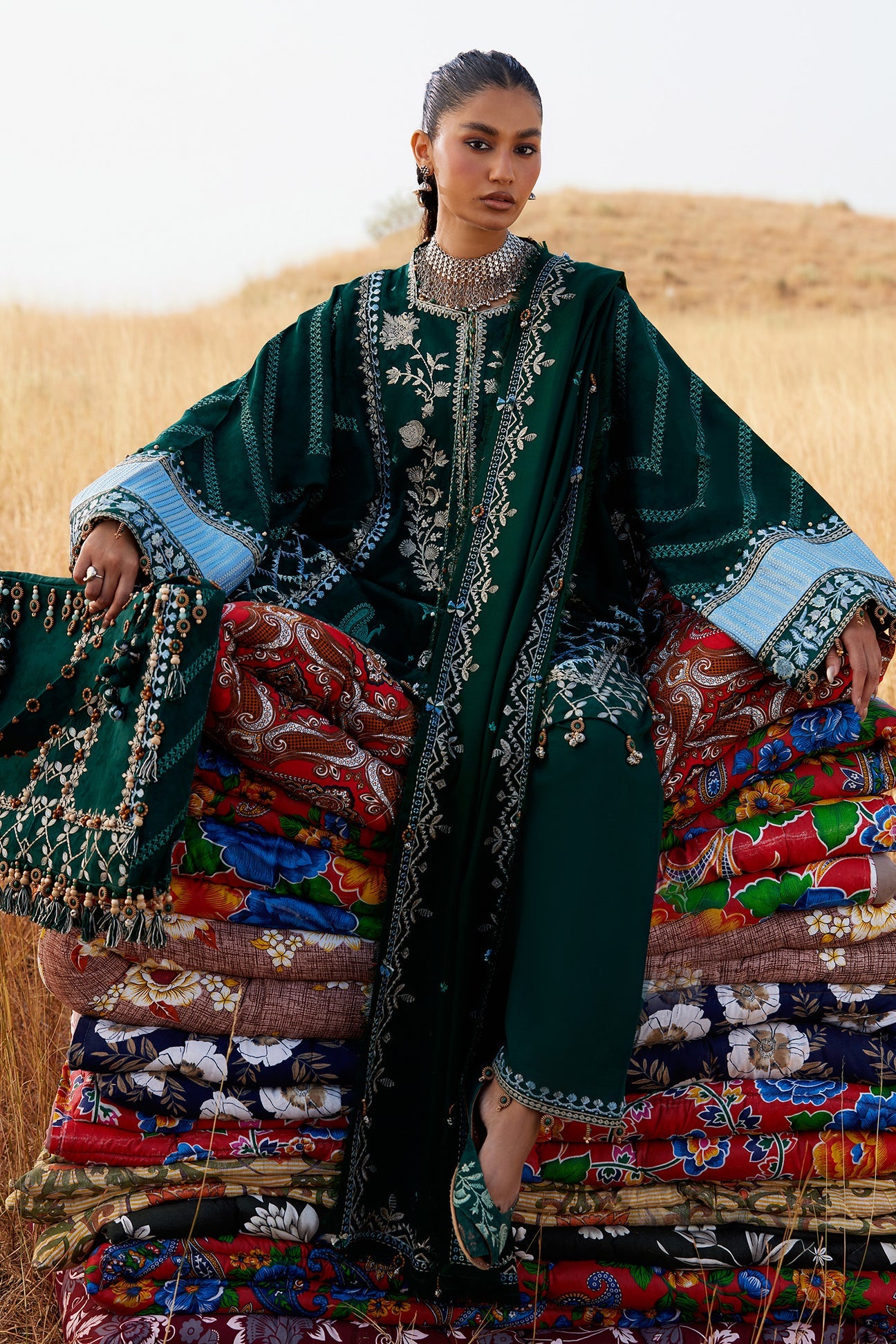 YASMIN (ZW25-09)| Zaha | Winter Unstitched Collection 2025