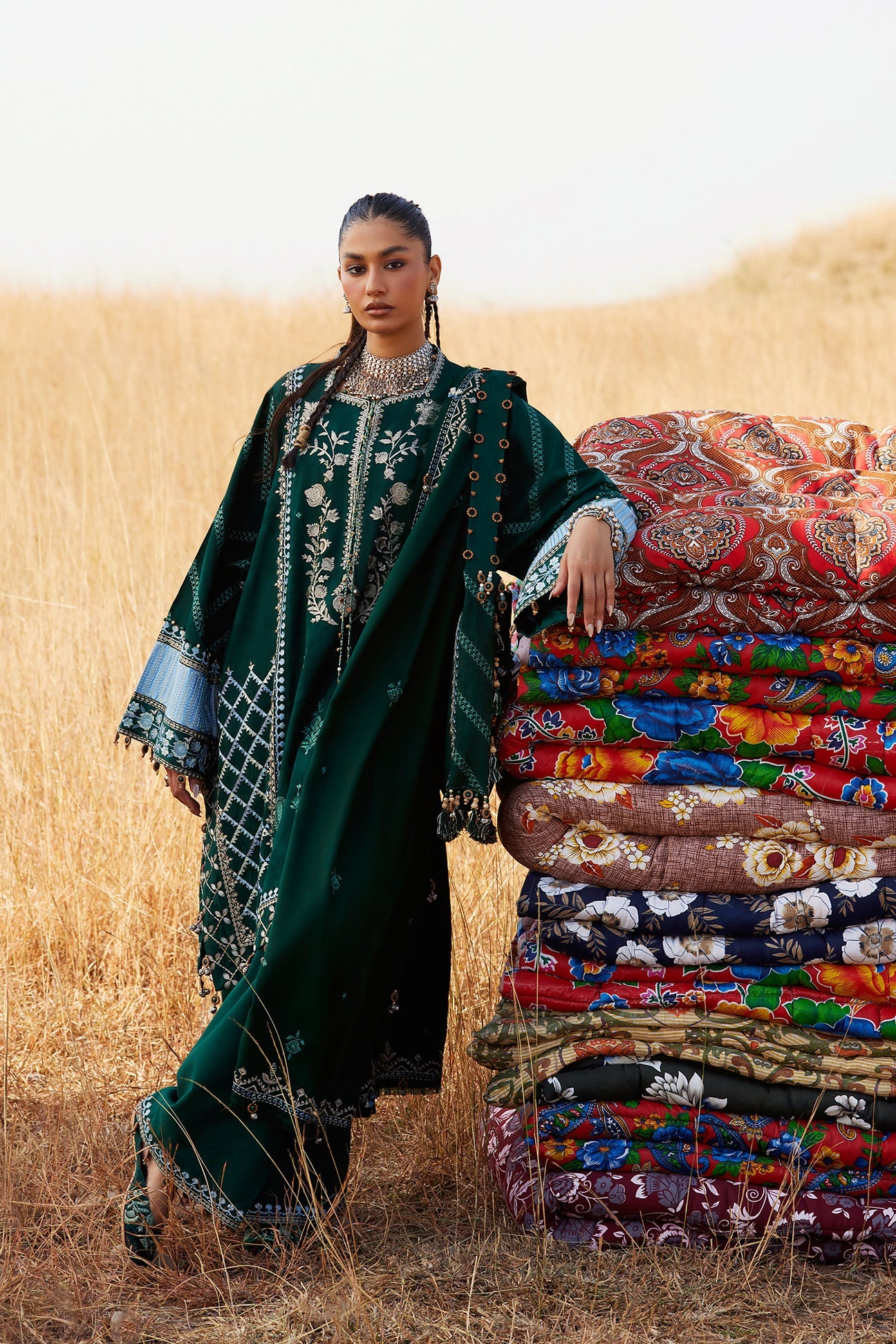 YASMIN (ZW25-09)| Zaha | Winter Unstitched Collection 2025