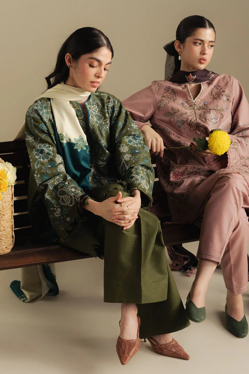 Mist 2A  | Coco By Zara Shahjahan Winter Edit| Unstitched Collection 2025