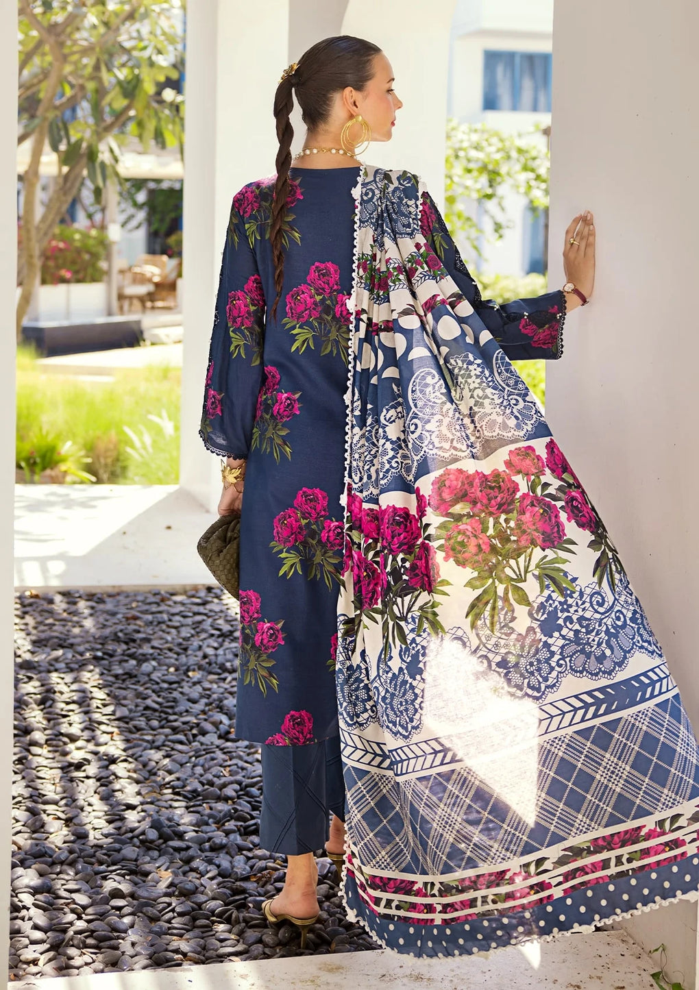 EOP-03B PATTAYA POISE | Elaf | Prints Lawn Collection 2024