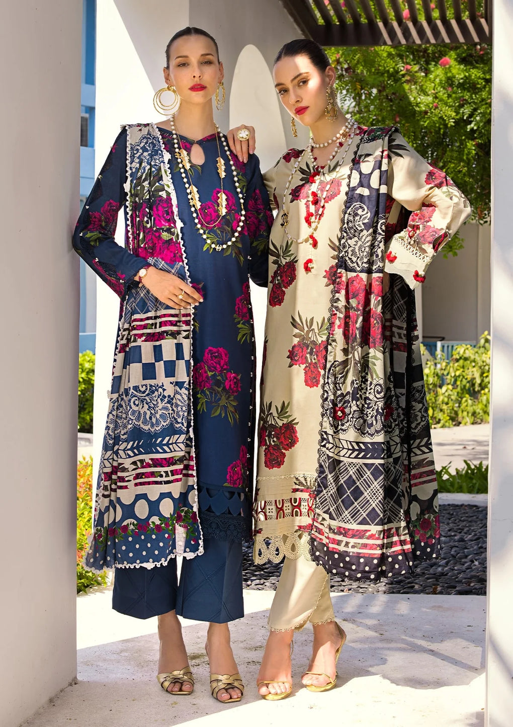 EOP-03A SWAN | Elaf | Prints Lawn Collection 2024