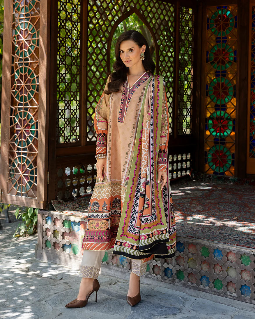 Solara Crest | Mushq | Nirvana Printed Silk Collection 2025