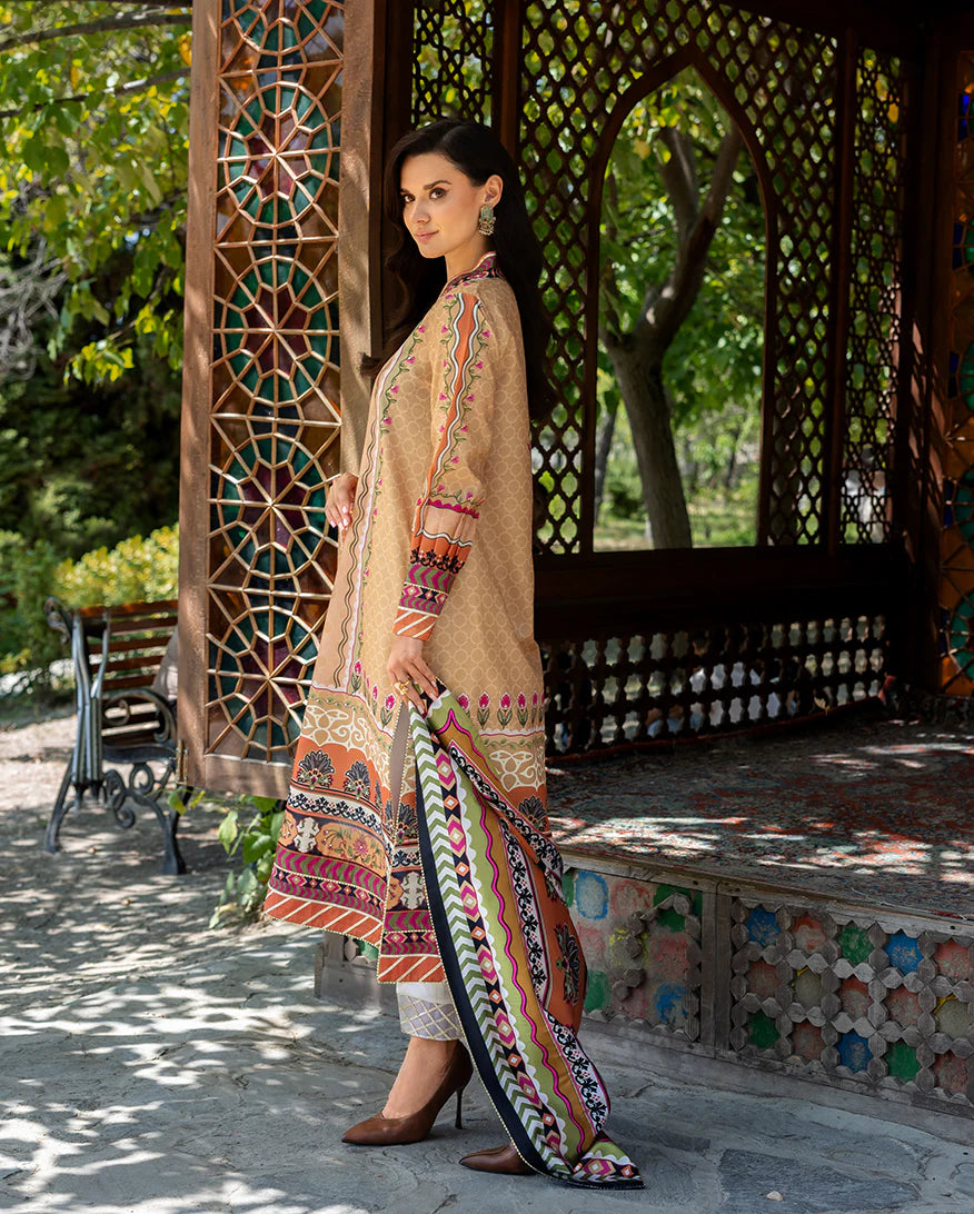Solara Crest | Mushq | Nirvana Printed Silk Collection 2025