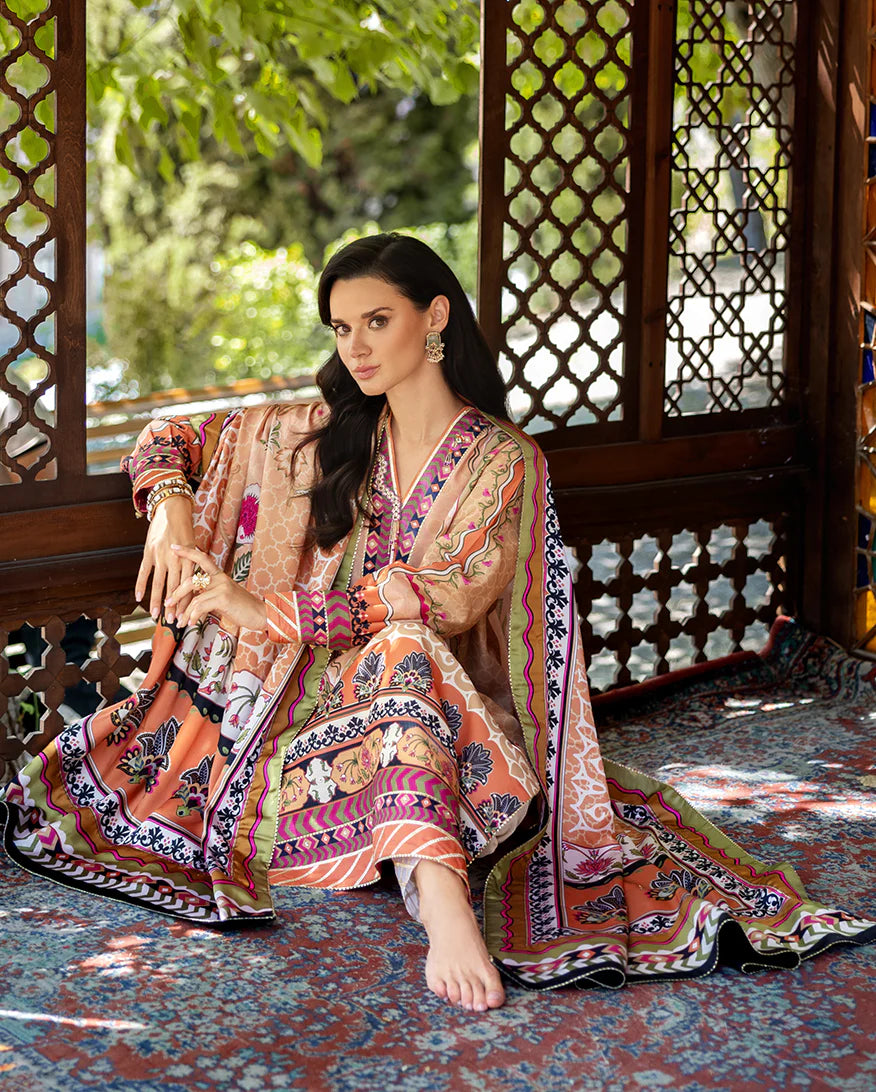 Solara Crest | Mushq | Nirvana Printed Silk Collection 2025