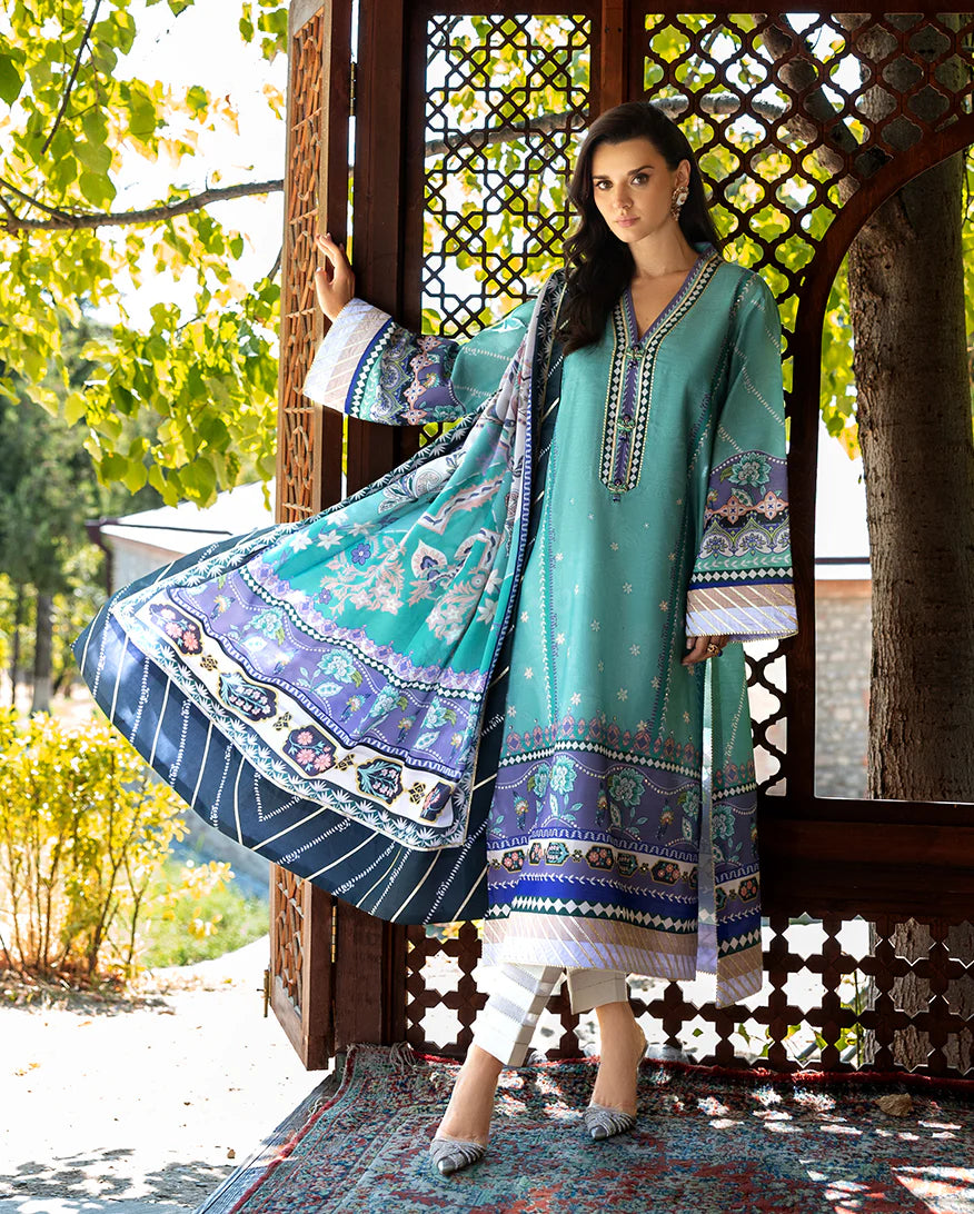 Lunar Dew | Mushq | Nirvana Printed Silk Collection 2025