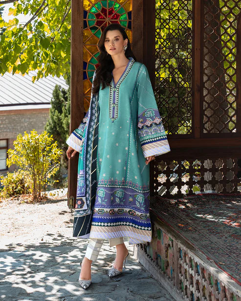 Lunar Dew | Mushq | Nirvana Printed Silk Collection 2025