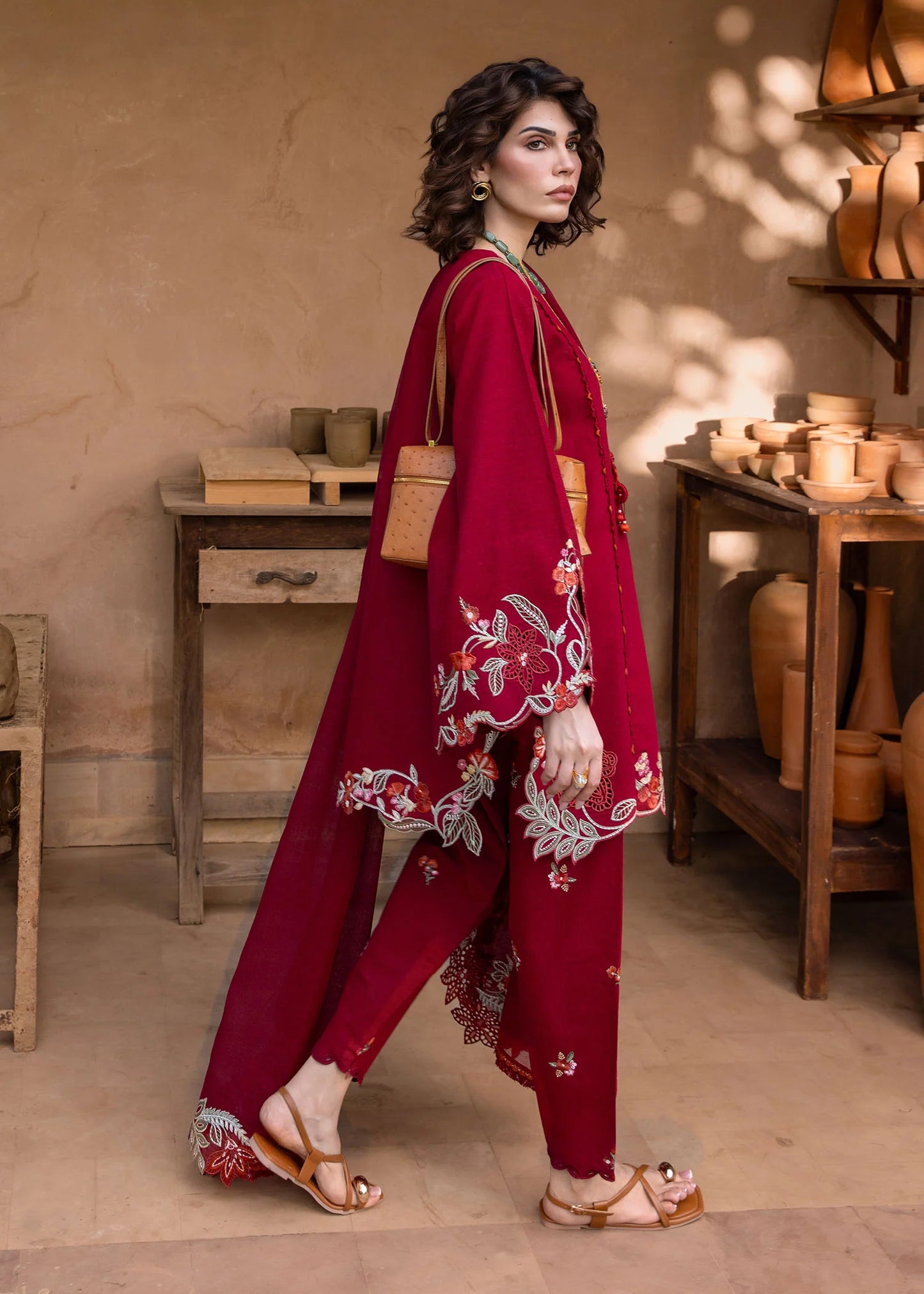 Nina Nakhray | Crimson Mitti Winter Pret Collection 2025