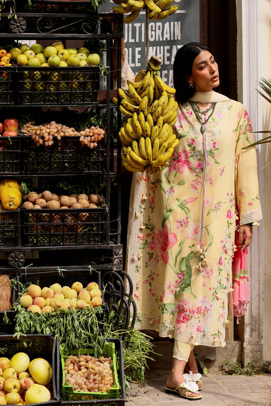 HIMALAYAN BELL MIST (ZF26-01) | Zaha |  Wild Flower Festive Lawn Collection 2026 | Zaha |  Wild Flower Festive Lawn Collection 2026