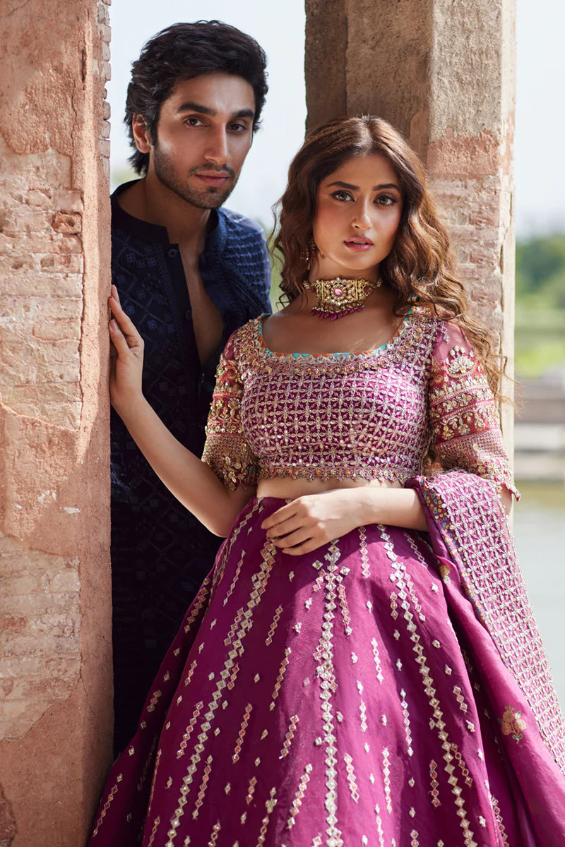Alya SH-04 | Qalamkar | Shadmani Luxury Formals 2024