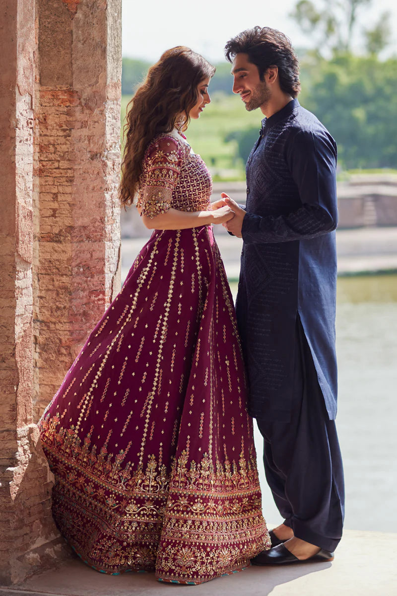Alya SH-04 | Qalamkar | Shadmani Luxury Formals 2024