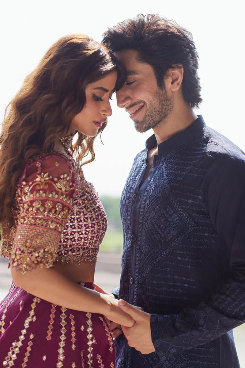 Alya SH-04 | Qalamkar | Shadmani Luxury Formals 2024