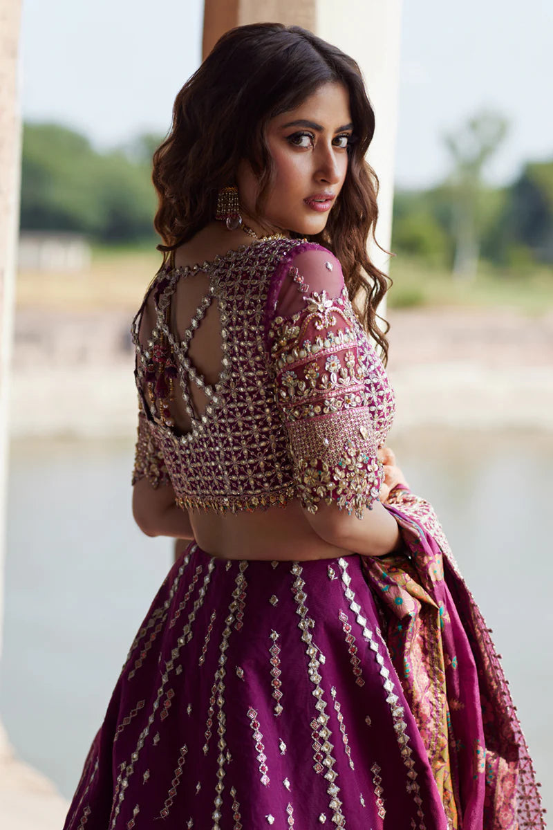 Alya SH-04 | Qalamkar | Shadmani Luxury Formals 2024
