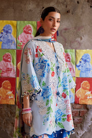 BLUE POPPY (ZF26-02) | Zaha |  Wild Flower Festive Lawn Collection 2026