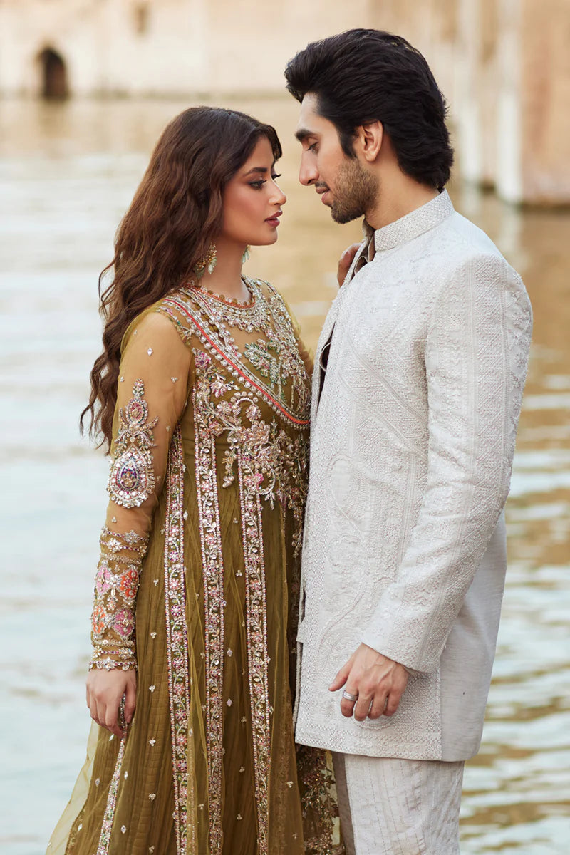 Rameesha SH-01 | Qalamkar | Shadmani Luxury Formals 2024