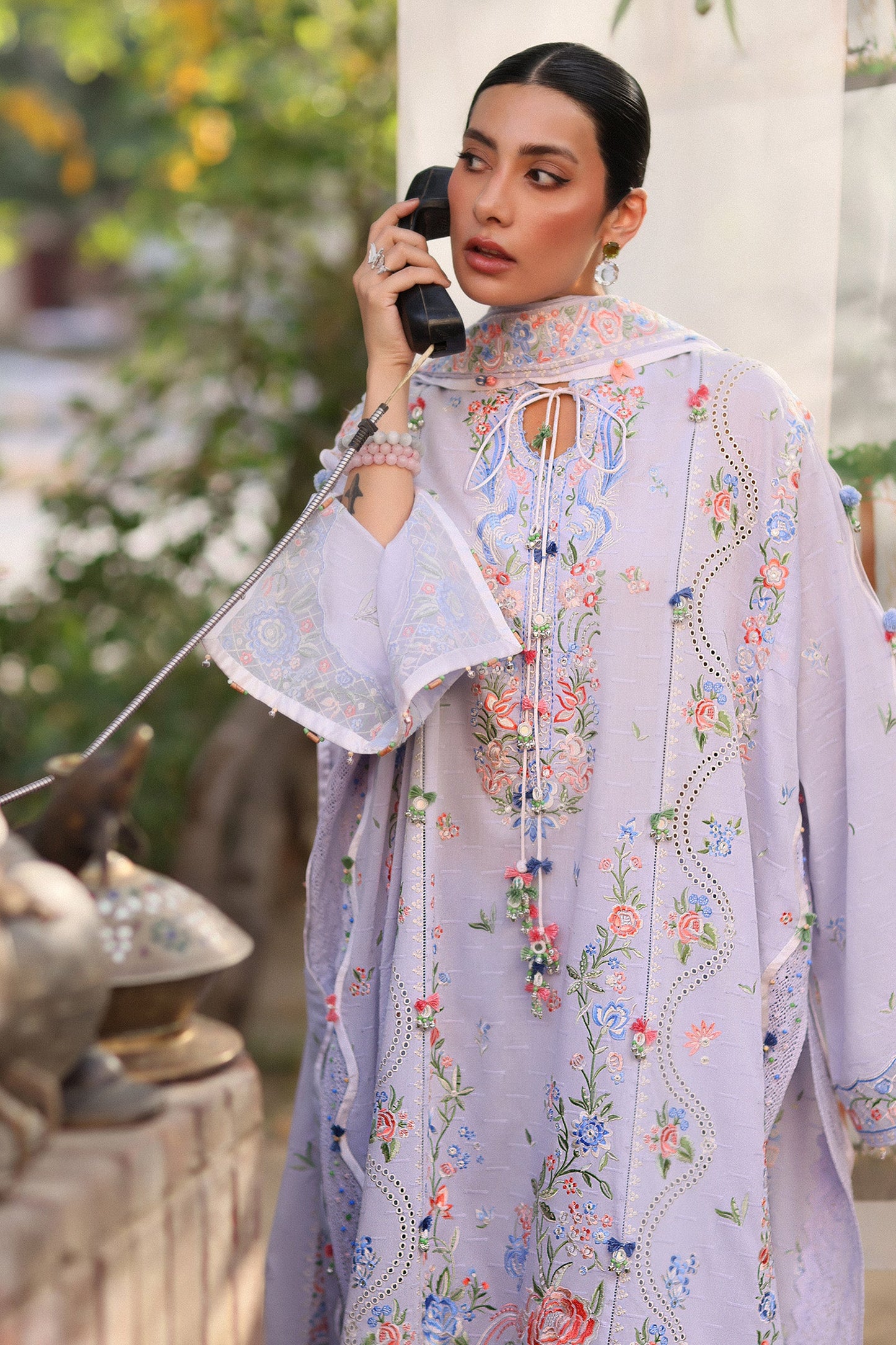 PERIWINKLE MUSE (ZF26-11) | Zaha |  Wild Flower Festive Lawn Collection 2026