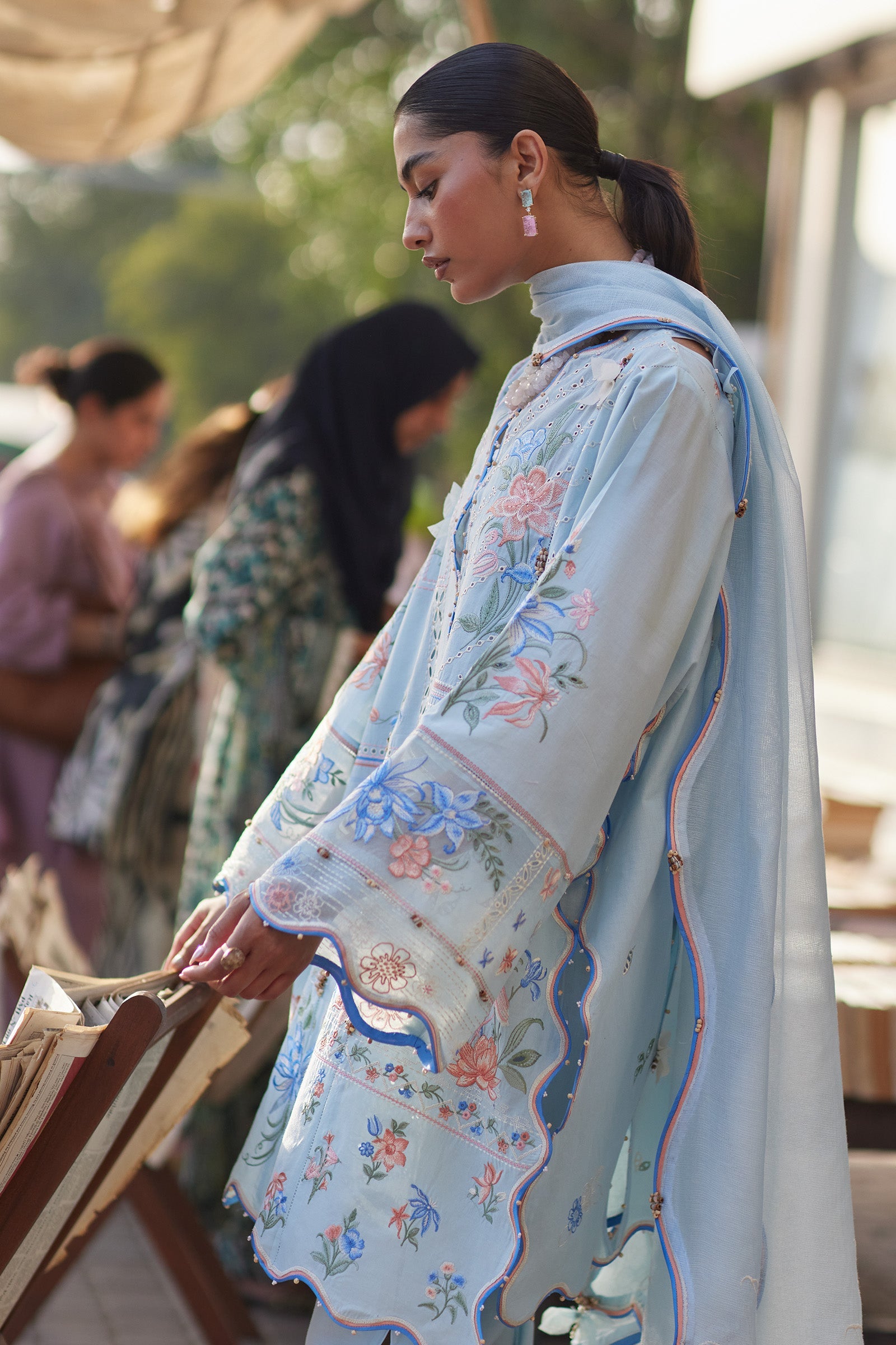FORGET ME NOT BREEZE (ZF26-10) | Zaha |  Wild Flower Festive Lawn Collection 2026