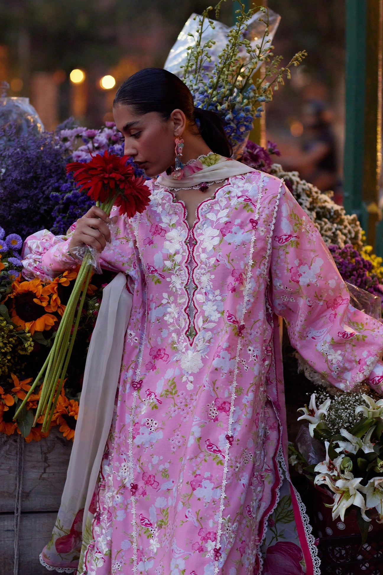 PEONY REVERIE (ZF26-03) | Zaha |  Wild Flower Festive Lawn Collection 2026