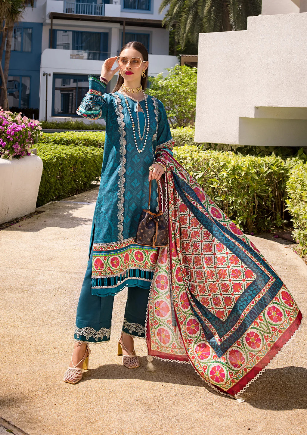 EOP-07A FAUNA | Elaf | Prints Lawn Collection 2024