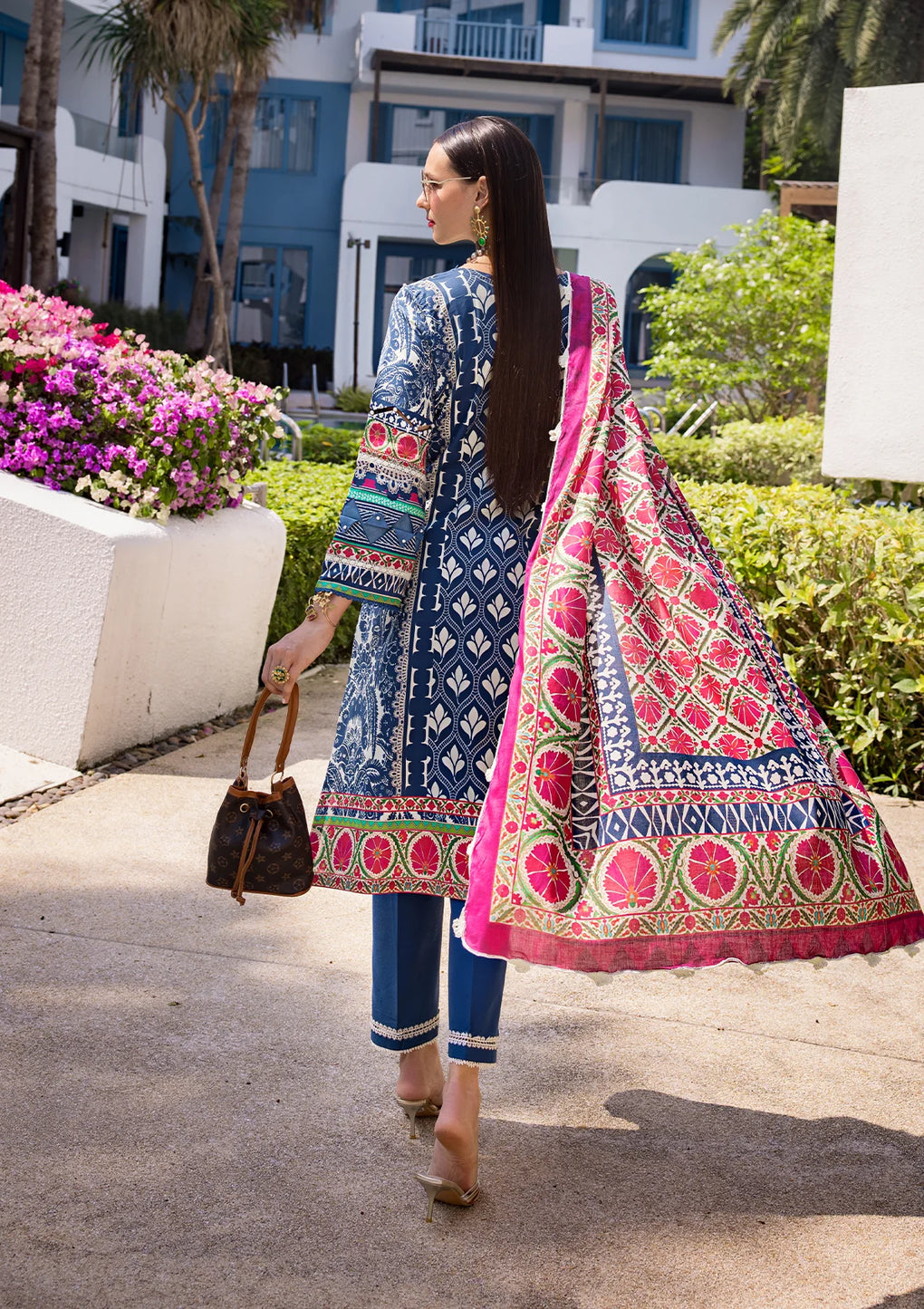 EOP-07B ELNAZ | Elaf | Prints Lawn Collection 2024