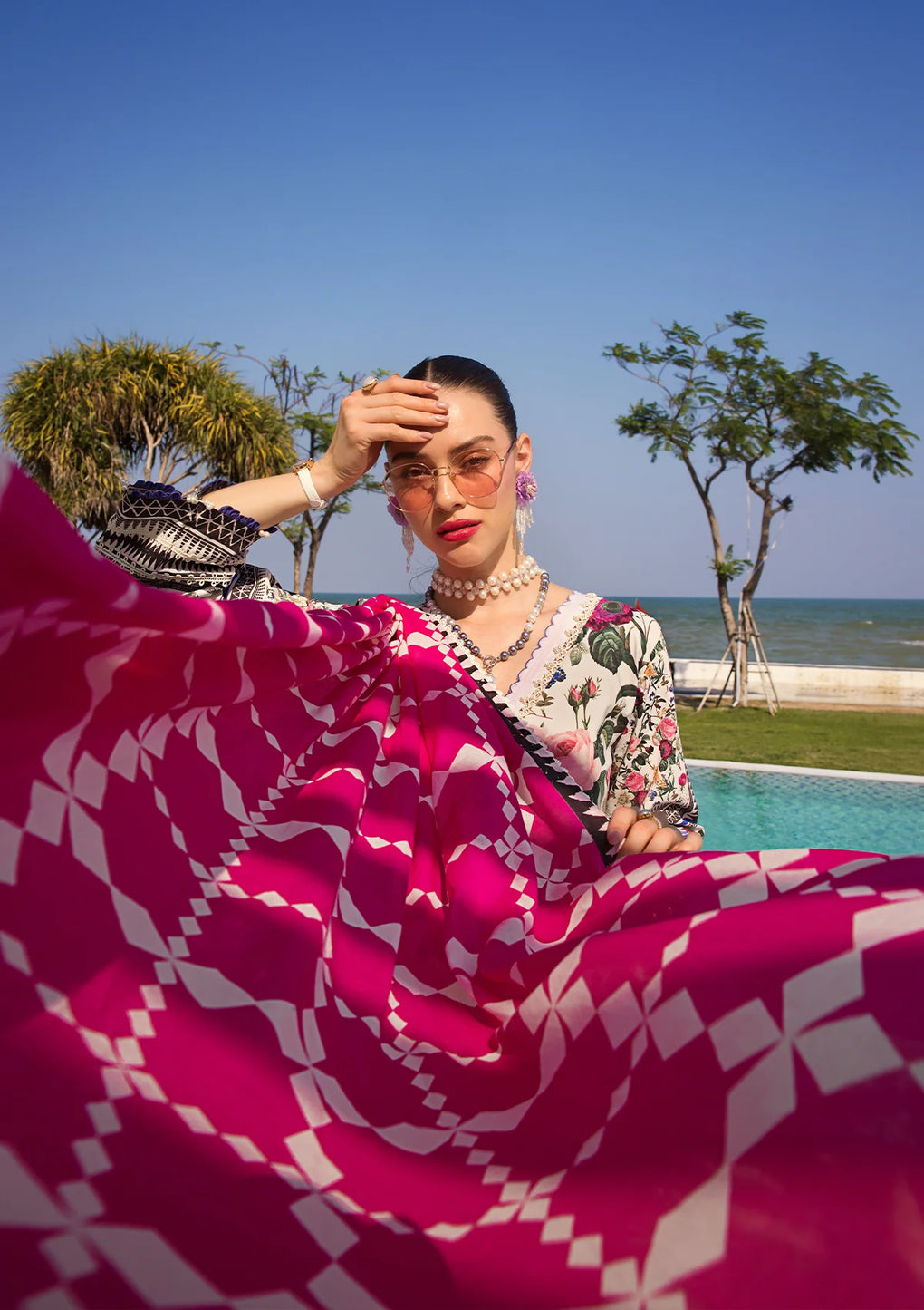 EOP-06A AMARI MUSE | Elaf | Prints Lawn Collection 2024