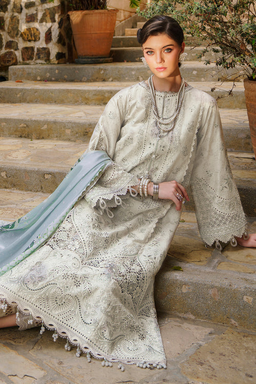 SL12-D01 | Baroque | Embroidered Swiss Lawn 2024