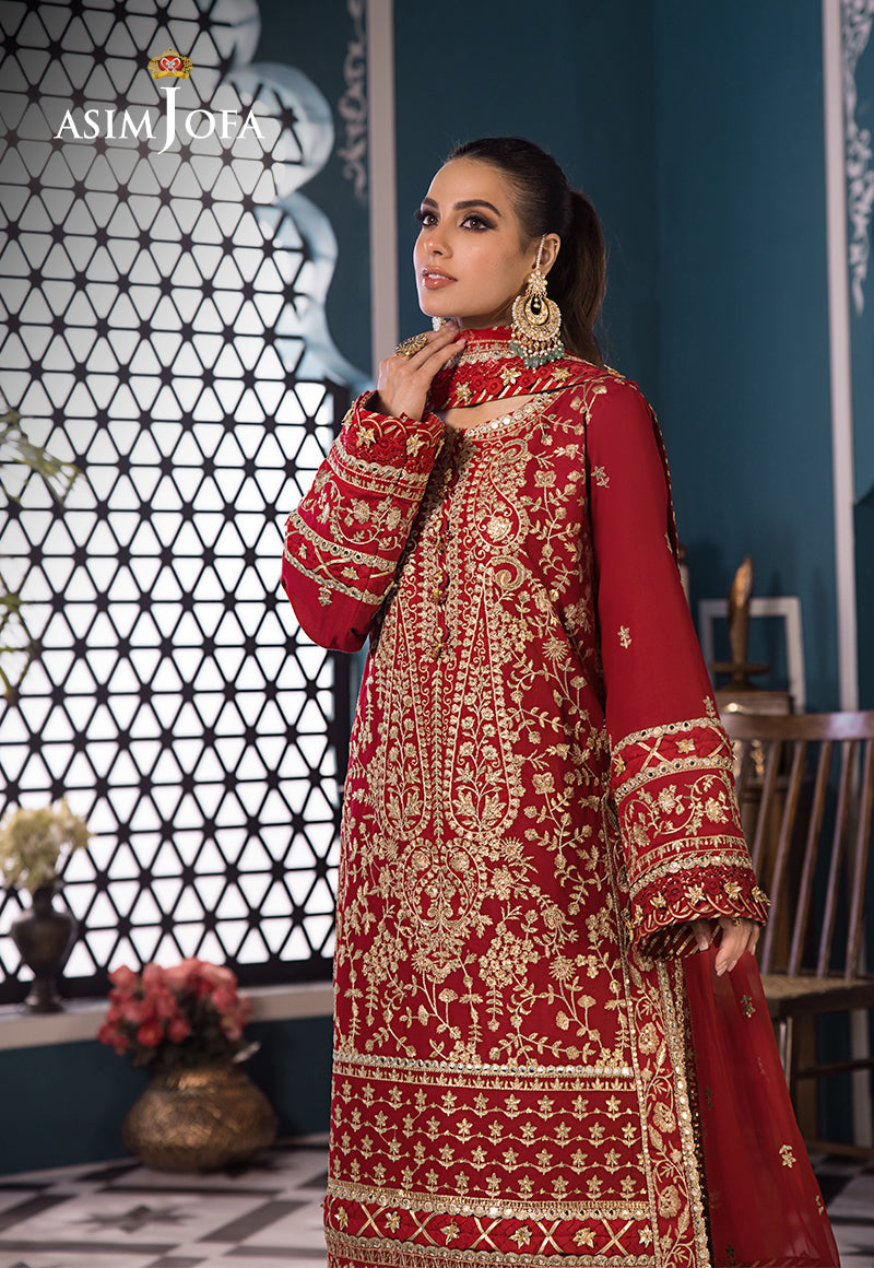 AJFI-10 | Asim Jofa | Fasana E Isha Luxury Lawn 2024