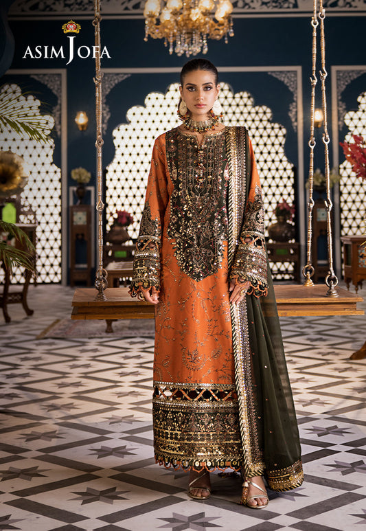 AJFI-24 | Asim Jofa | Fasana E Isha Luxury Lawn 2024