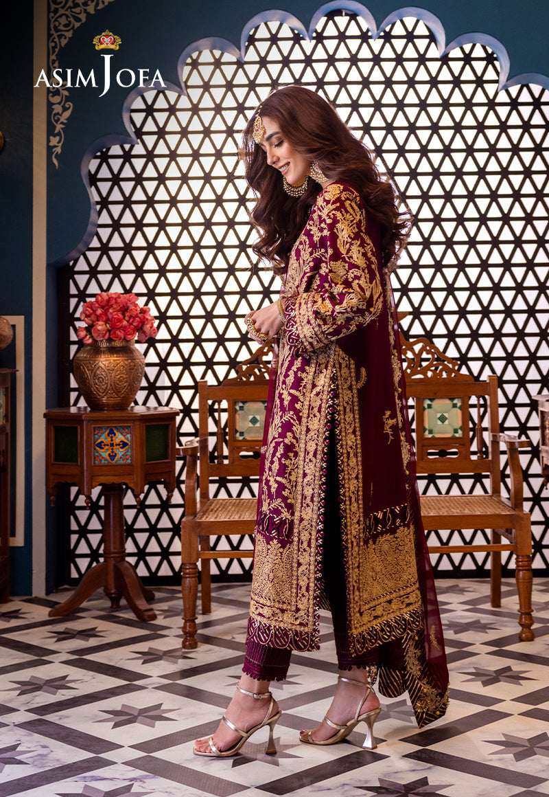 AJFI-03 | Asim Jofa | Fasana E Isha Luxury Lawn 2024