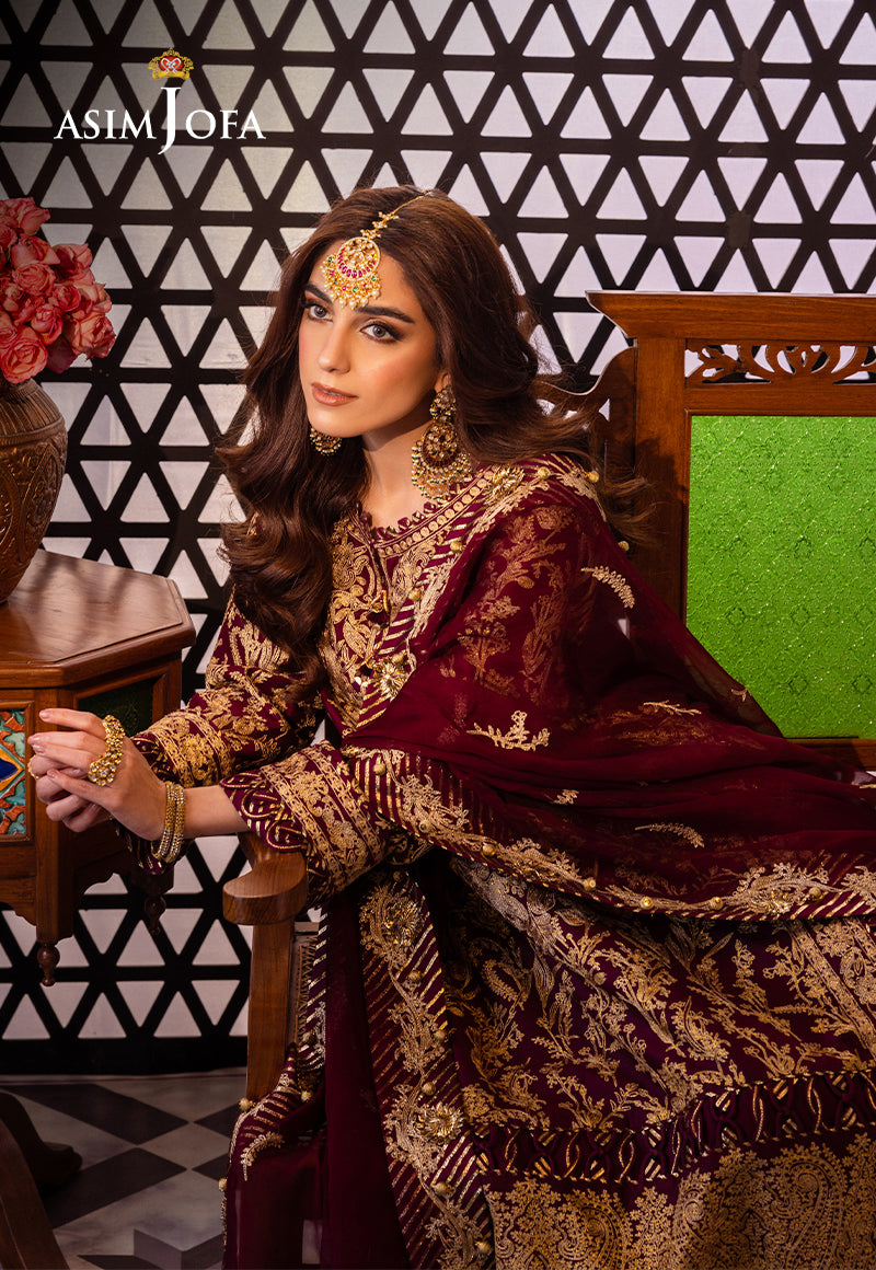 AJFI-03 | Asim Jofa | Fasana E Isha Luxury Lawn 2024